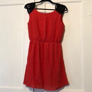 Hot pink dress